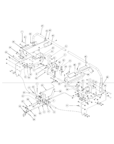 Control Assembly Diagram and Parts List for M60-KW 53AB5DBX150-23-HP Cub Cadet Lawn Tractor